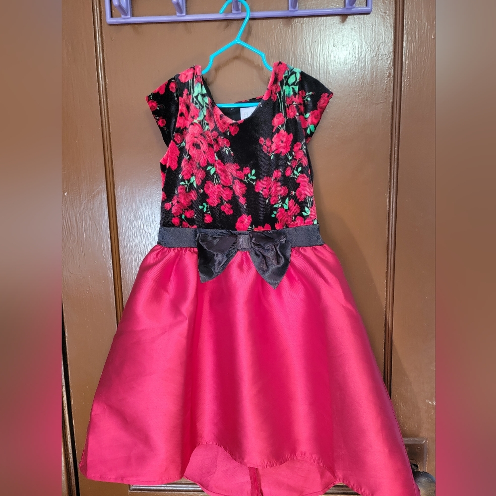 children's place red dress and cover size 10